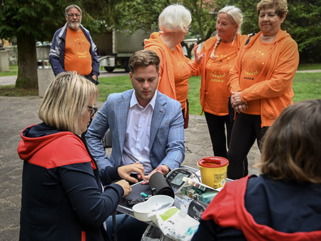 Evropski teden mobilnosti v Krškem začeli z vadbo »1000 gibov«