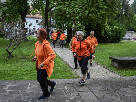 Evropski teden mobilnosti v Krškem začeli z vadbo »1000 gibov«