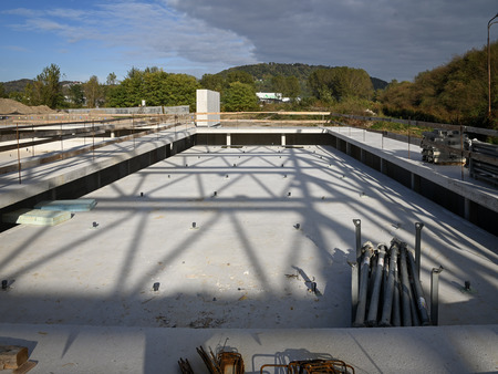 Ogled gradbišča Bazena Krško