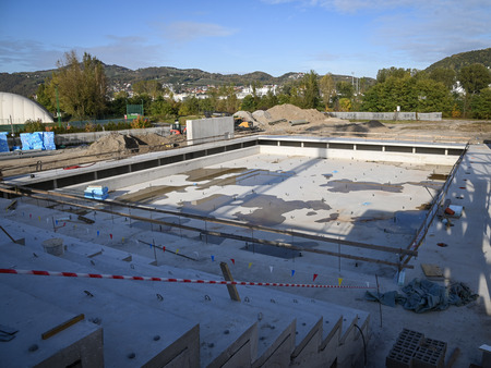 Ogled gradbišča Bazena Krško