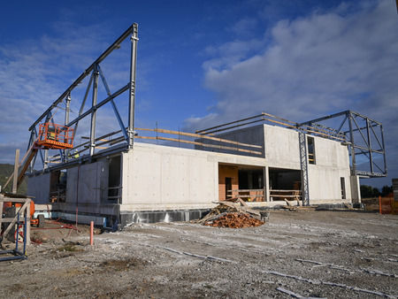 Ogled gradbišča Bazena Krško