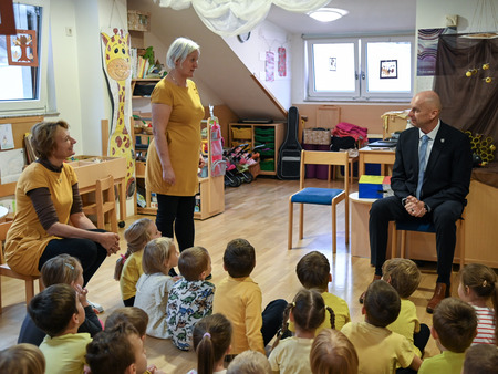 Tradicionalni slovenski zajtrk v Vrtcu Pravljica