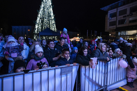 Prižig prazničnih luči v Krškem 