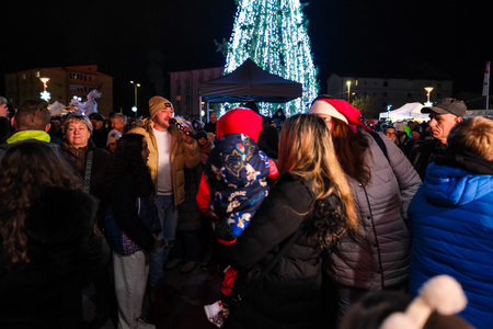 Prižig prazničnih luči v Krškem 