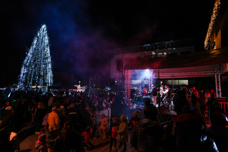 Prižig prazničnih luči v Krškem 