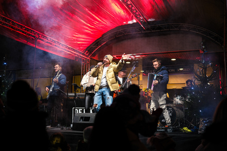 Prižig prazničnih luči v Krškem 