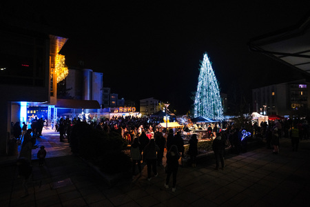 Prižig prazničnih luči v Krškem 