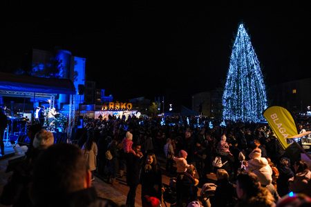 Prižig prazničnih luči v Krškem 