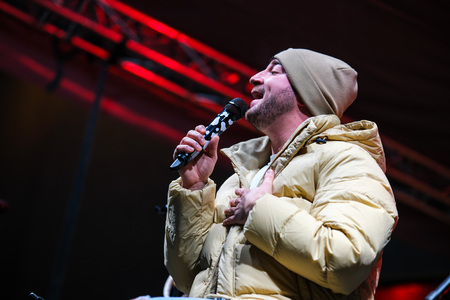 Prižig prazničnih luči v Krškem 