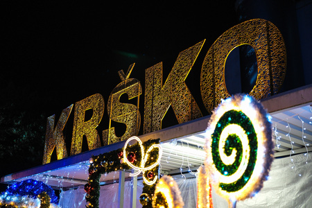 Prižig prazničnih luči v Krškem 