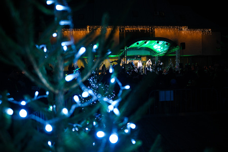 Prižig prazničnih luči v Krškem 