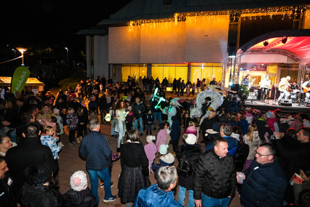 Prižig prazničnih luči v Krškem 