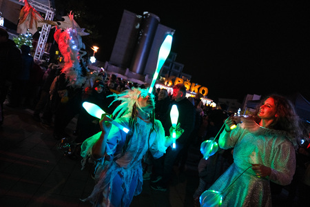 Prižig prazničnih luči v Krškem 