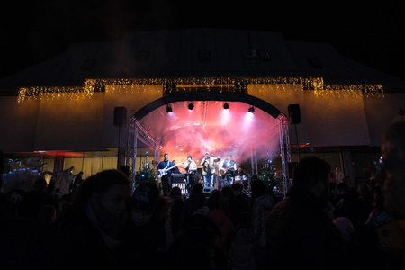 Prižig prazničnih luči v Krškem 