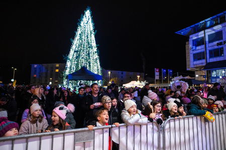 Prižig prazničnih luči v Krškem 
