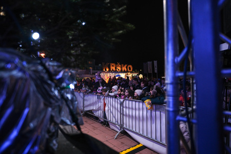 Prižig prazničnih luči v Krškem 