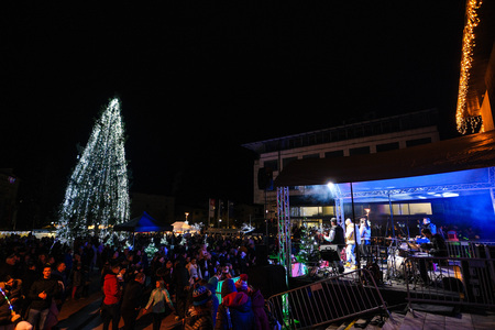 Prižig prazničnih luči v Krškem 