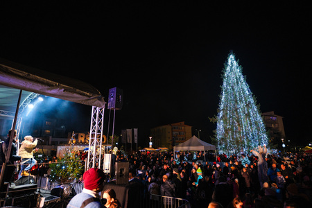 Prižig prazničnih luči v Krškem 