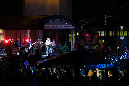 Prižig prazničnih luči v Krškem 