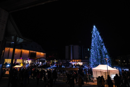 Prižig prazničnih luči v Krškem 
