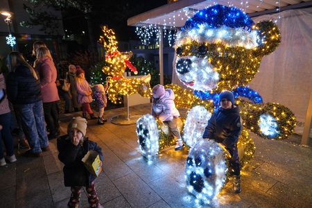 Prižig prazničnih luči v Krškem 