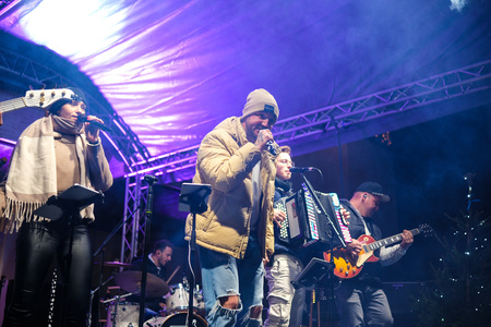 Prižig prazničnih luči v Krškem 