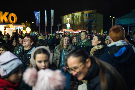 Prižig prazničnih luči v Krškem 
