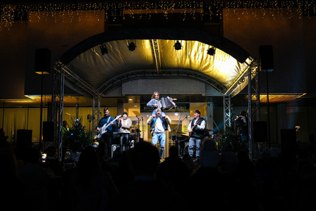 Prižig prazničnih luči v Krškem 