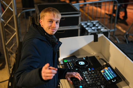 Prižig prazničnih luči v Krškem 