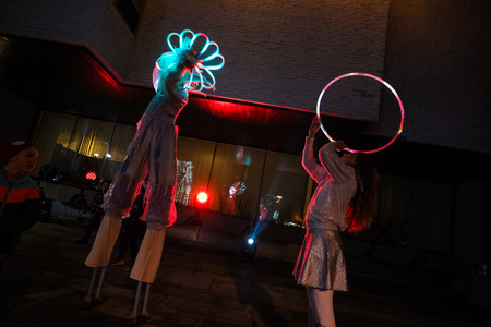 Prižig prazničnih luči v Krškem 