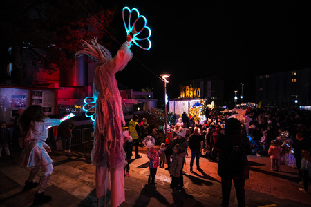 Prižig prazničnih luči v Krškem 