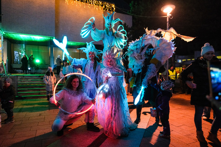 Prižig prazničnih luči v Krškem 