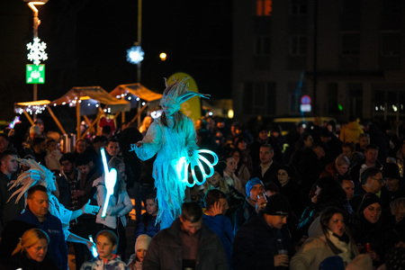 Prižig prazničnih luči v Krškem 