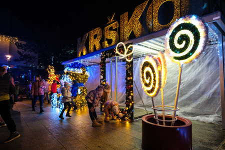 Praznično okrašeno Krško