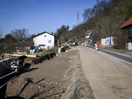 Pločniki & kolesarska povezava Krško-Stari Grad
