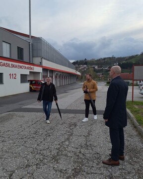 Obisk novega župana Obrigheima v Krškem