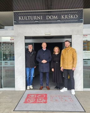 Obisk novega župana Obrigheima v Krškem