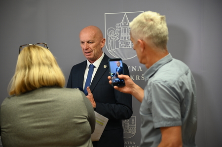 Novinarska konferenca ob prazniku mestne občine Krško