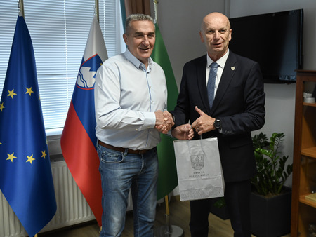 Sprejem gostov iz pobratene Bajine Bašte 